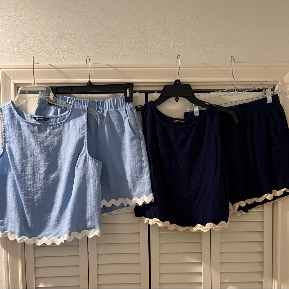 Matching set bundle- light blue & dark blue! - Picture 2 of 13